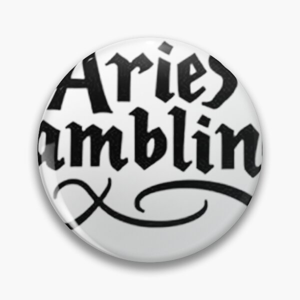 Item preview, Bold Black Ink 'Aries Ramblings' Hand Lettering Art designed and sold by Qubivibe.