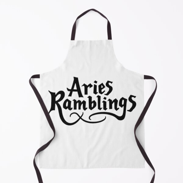 Item preview, Bold Black Ink 'Aries Ramblings' Hand Lettering Art designed and sold by Qubivibe.