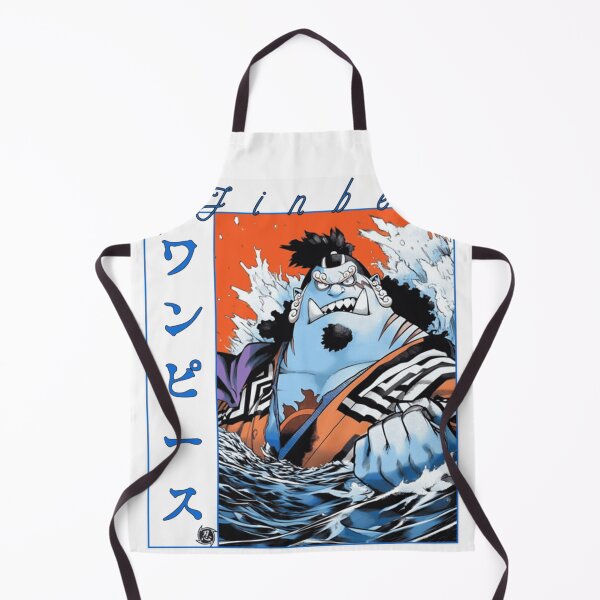 Item preview, Jinbe One Piece Fishman Helmsman Knight of the Sea Anime Manga Vertical Text Fan Art Apparel Gift designed and sold by Lifewok.