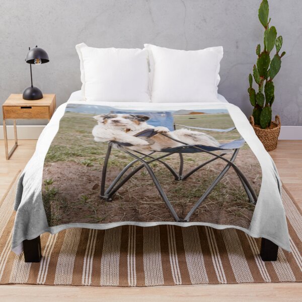 Item preview, Funny Aussie Dog Sitting In Chair designed and sold by VanGaldo.