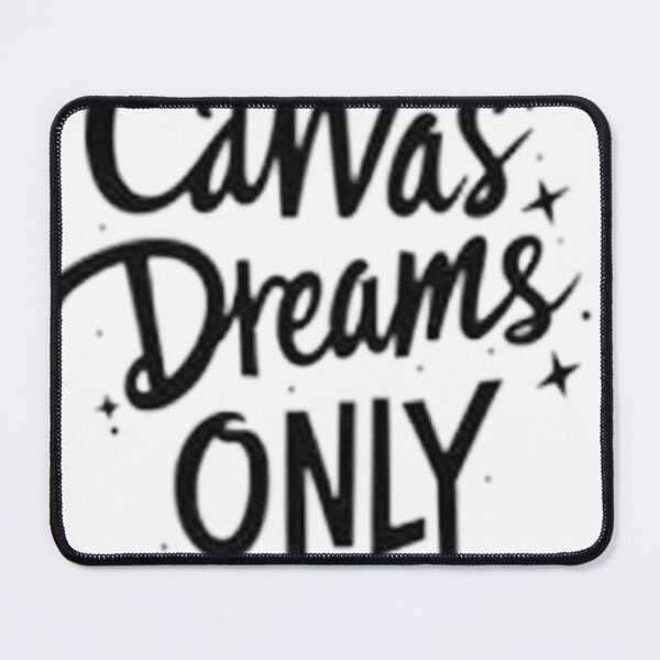Item preview, Canvas Dreams Only | Minimalist Hand Lettering Art designed and sold by Qubivibe.