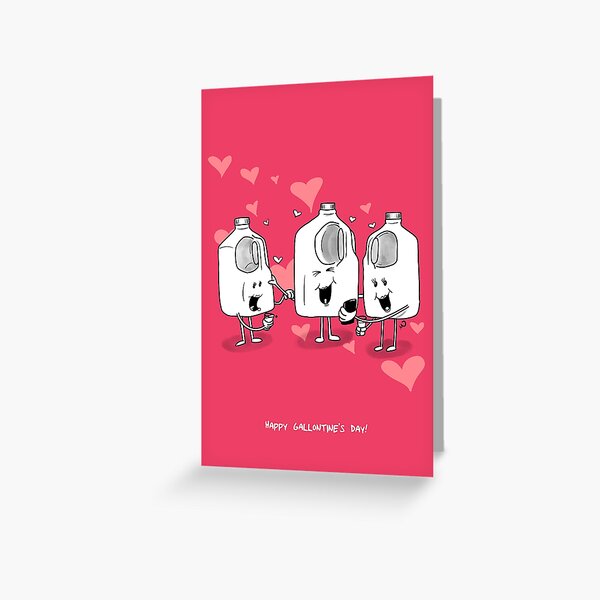 Happy Gallontine's Day Greeting Card