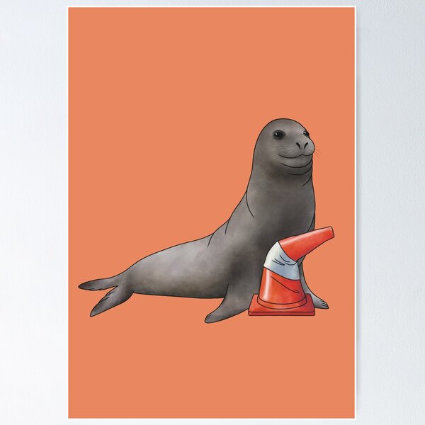 Item preview, Neil the Seal vandalism designed and sold by Meowmaddie.