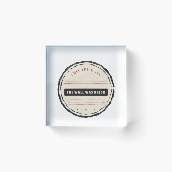 Item preview, I Hit the Wall The Wall Was Brick Runner Badge designed and sold by thestevebro.