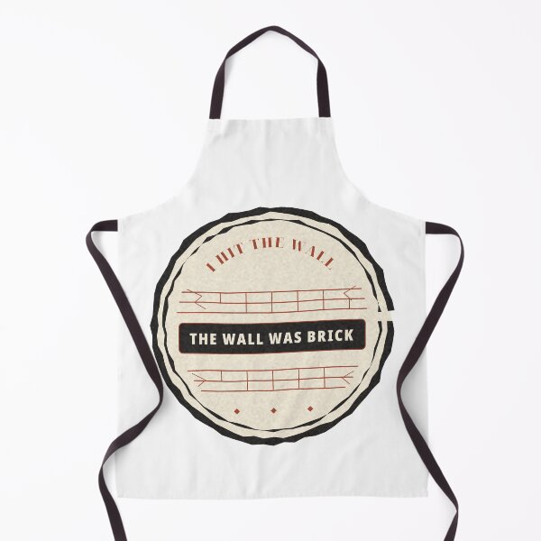Item preview, I Hit the Wall The Wall Was Brick Runner Badge designed and sold by thestevebro.