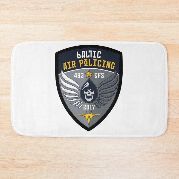 Item preview, USAF 493rd EFS Baltic Air Policing 2017 Patch Emblem    designed and sold by CharlieDesings.