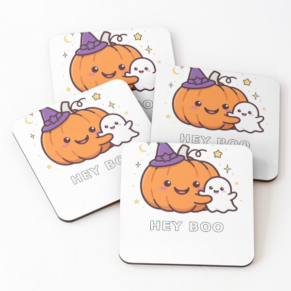 Item preview, Hey Boo Cute Pumpkin Ghost Halloween Design designed and sold by FYANSU.
