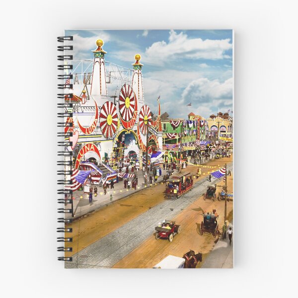 Item preview, City - Coney Island - Luna Park and Surf Ave 1912 designed and sold by Mike Savad Photography.