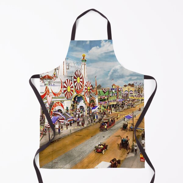 Item preview, City - Coney Island - Luna Park and Surf Ave 1912 designed and sold by Mike Savad Photography.