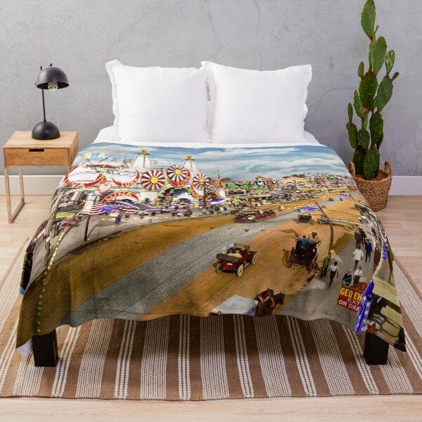 Item preview, City - Coney Island - Luna Park and Surf Ave 1912 designed and sold by Mike Savad Photography.