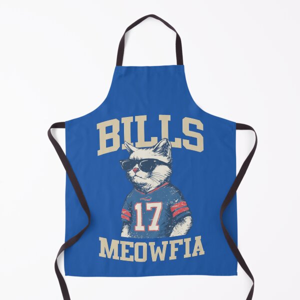 Item preview, Buffalo Bills Meowfia Cool Cat Sunglasses Jersey 17 Cartoon Fan Art Apparel Gift designed and sold by DelWong.