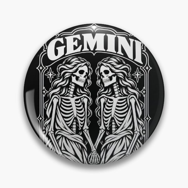 Item preview, Gemini Skeleton Twins Tarot Design designed and sold by SteadyRolling.