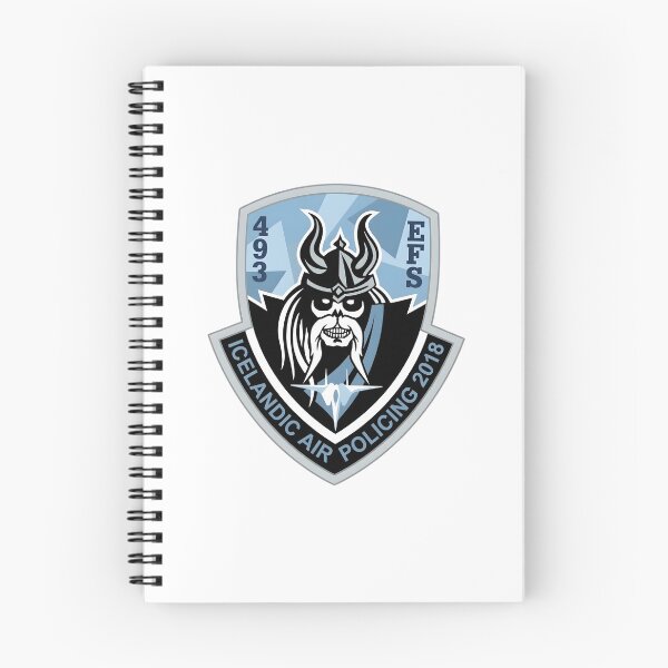 Item preview, USAF 493rd EFS Icelandic Air Policing 2018 Patch Emblem    designed and sold by CharlieDesings.