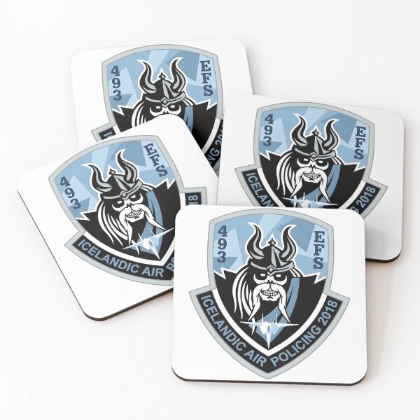 Item preview, USAF 493rd EFS Icelandic Air Policing 2018 Patch Emblem    designed and sold by CharlieDesings.