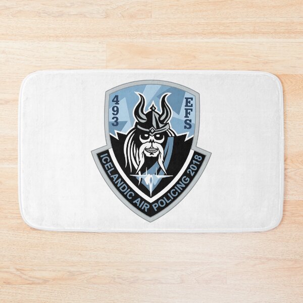 Item preview, USAF 493rd EFS Icelandic Air Policing 2018 Patch Emblem    designed and sold by CharlieDesings.