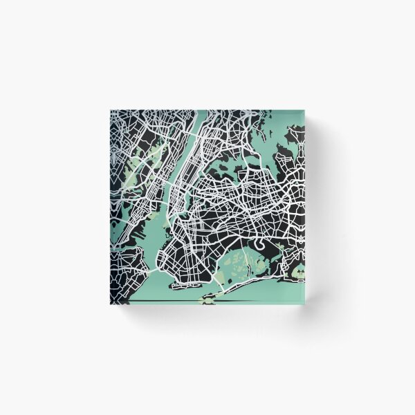 Item preview, New York City Map NYC USA Souvenir designed and sold by MapsByLeo.