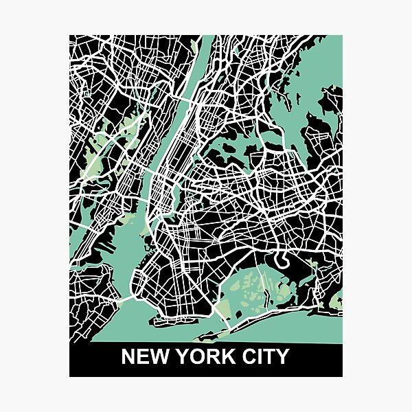 Item preview, New York City Map NYC USA Souvenir designed and sold by MapsByLeo.