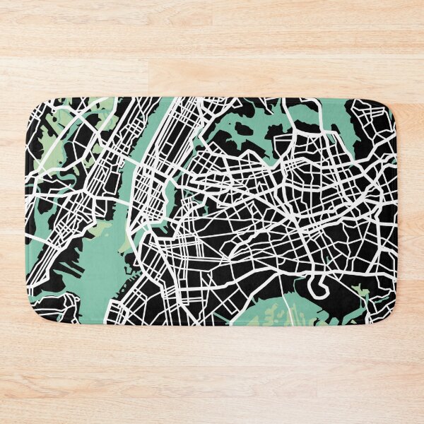 Item preview, New York City Map NYC USA Souvenir designed and sold by MapsByLeo.