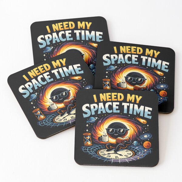 Item preview, I Need My Space Time – Funny Astronomy Black Hole Reader designed and sold by SidTastic .