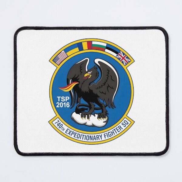 Item preview, USAF 740th Expeditionary Fighter Squadron TSP 2018 Theater Security Package Patch Emblem    designed and sold by CharlieDesings.