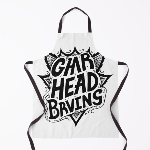 Item preview, Bold Black Ink 'Gear Head Cat Brewing' - Steampunk Tattoo Flash Typography designed and sold by Qubivibe.