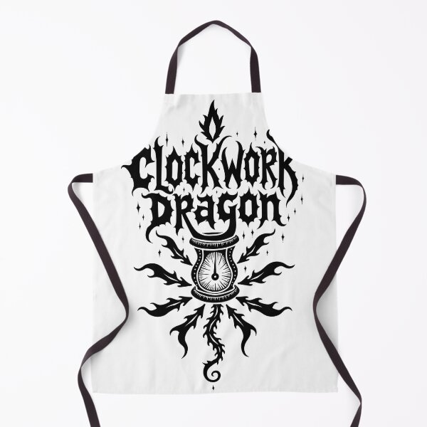 Item preview, CLOCKWORK DRAGON HOURGLASS - Steampunk Typography Art designed and sold by Qubivibe.