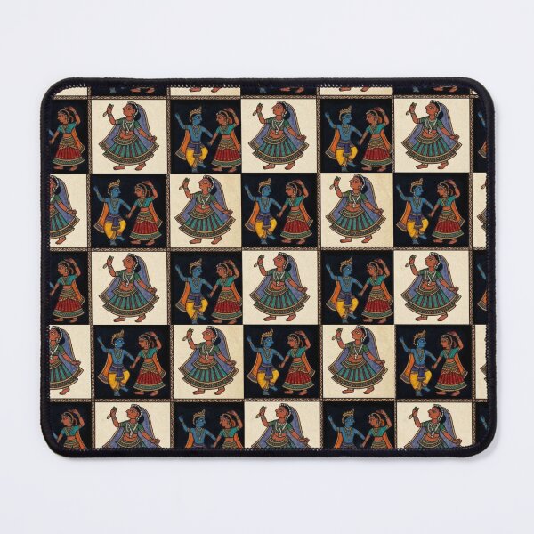 Item preview, Traditional Raas Leela & Gopi Motif Pattern | Indian Art designed and sold by Sakshiartwork.