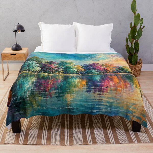 Item preview, Elysian Shorelines Vibrant Fine Art Landscape by Joey Santiago Fine Art designed and sold by Joey Santiago.