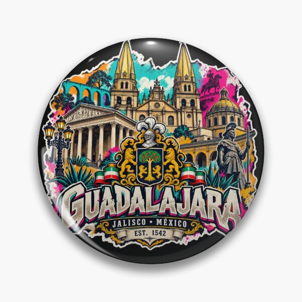 Item preview, Guadalajara — Colorful Heritage Street Art designed and sold by URBIVO.