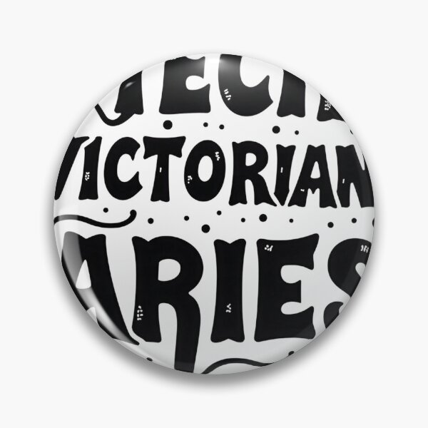 Item preview, TECH VICTORIAN ARIES - Bold Black Ink Hand Lettering designed and sold by Qubivibe.