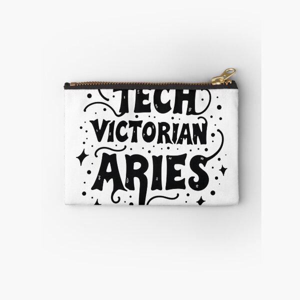Item preview, TECH VICTORIAN ARIES - Bold Black Ink Hand Lettering designed and sold by Qubivibe.