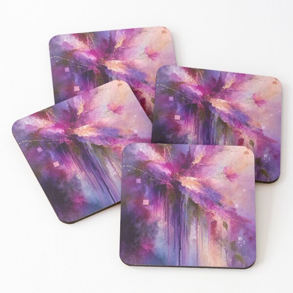 Item preview, Ethereal Symphony Purple Magenta Abstract Art designed and sold by Joey Santiago.