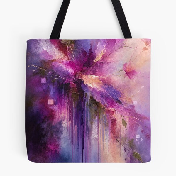 Item preview, Ethereal Symphony Purple Magenta Abstract Art designed and sold by Joey Santiago.