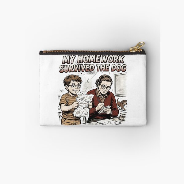 Item preview, My Homework Survived The Dog designed and sold by Hearth & Hue.