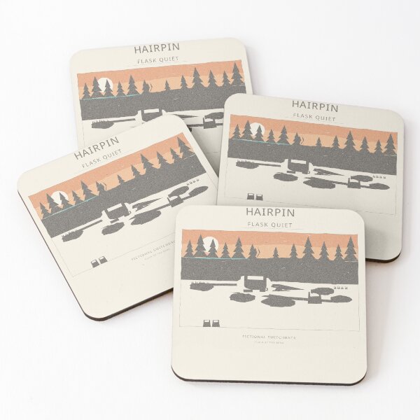 Item preview, Hairpin Flask Quiet Shirt designed and sold by T4C Tees.