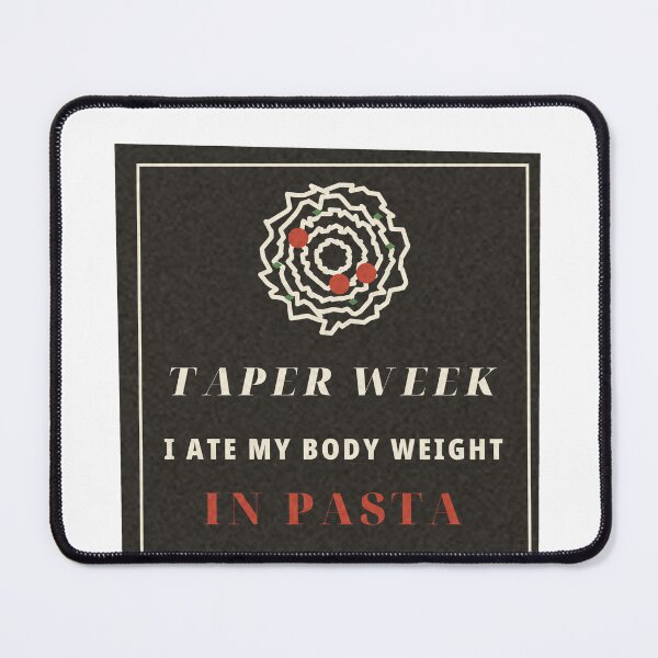 Item preview, Taper Week I Ate My Body Weight in Pasta Runner designed and sold by thestevebro.