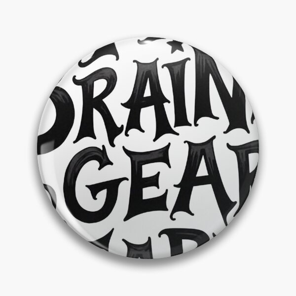 Item preview, COPPER BRAINS AND GEAR HEARTS - Steampunk Tattoo Flash Typography designed and sold by Qubivibe.