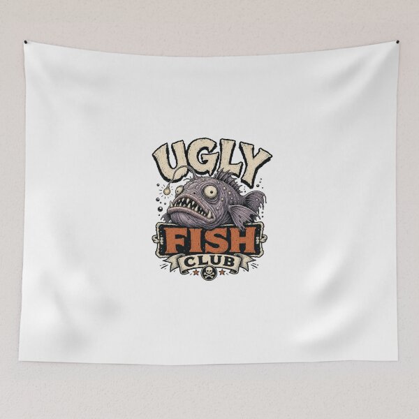 Item preview, A funny portrait of a fish designed and sold by GoodPlaceToShop.