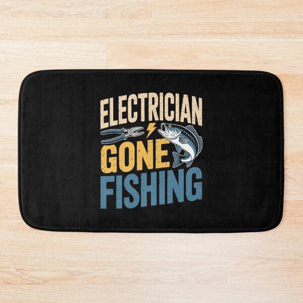 Item preview, Electrician Gone Fishing” designed and sold by jkrphoto.
