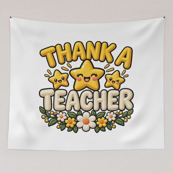 Item preview, Thank a Teacher Appreciation for Educators designed and sold by ArtDesignTp.