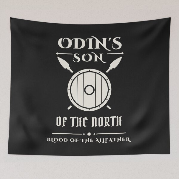 Item preview, Odin's Son - Viking Shield & Spears Gift designed and sold by odinodinasatro.