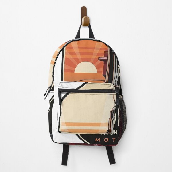 Item preview, Art Deco Vintage Gas Pump Super High Octane Sunset Emblem Sticker designed and sold by DetourDgn.