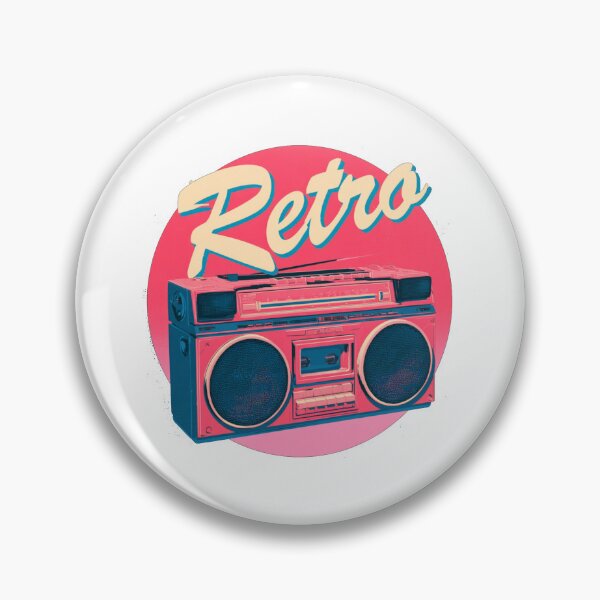 Item preview, Retro Boombox – 80s Vintage Mixtape Throwback Pop Culture designed and sold by Ignorant-Artist.