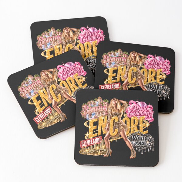 Item preview, TLOAS Showgirl Encore Edition Sticker  Babylon Pink Clouding Cleveland – Gold Glitter Encore Era Design designed and sold by taylorvinyls.