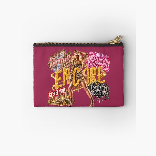 Item preview, TLOAS Showgirl Encore Edition Sticker  Babylon Pink Clouding Cleveland – Gold Glitter Encore Era Design designed and sold by taylorvinyls.