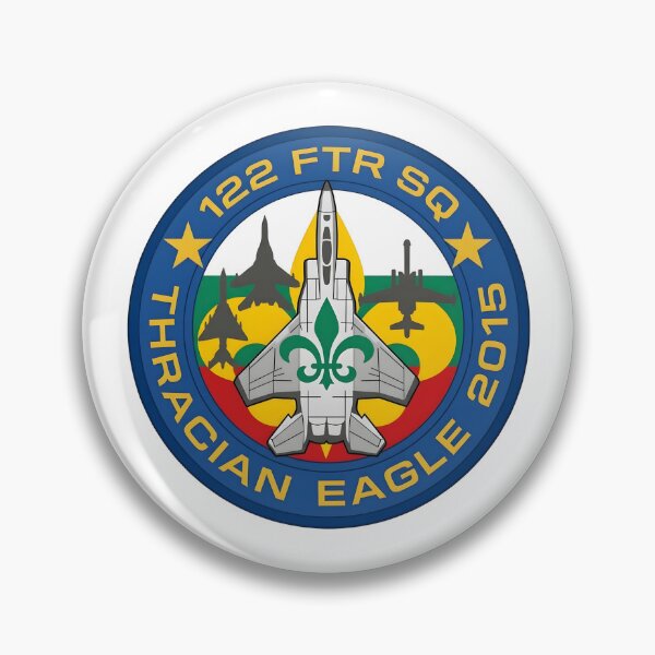 Item preview, USAF 122nd Fighter Squadron Thracian Eagle 2015 Patch Emblem    designed and sold by CharlieDesings.