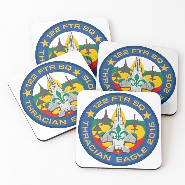 Item preview, USAF 122nd Fighter Squadron Thracian Eagle 2015 Patch Emblem    designed and sold by CharlieDesings.