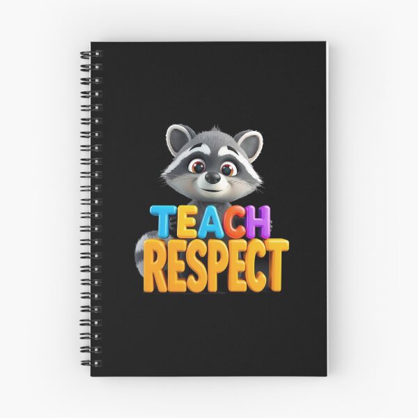 Item preview, Teach Respect - cartoon raccoon designed and sold by Stefrait-7.
