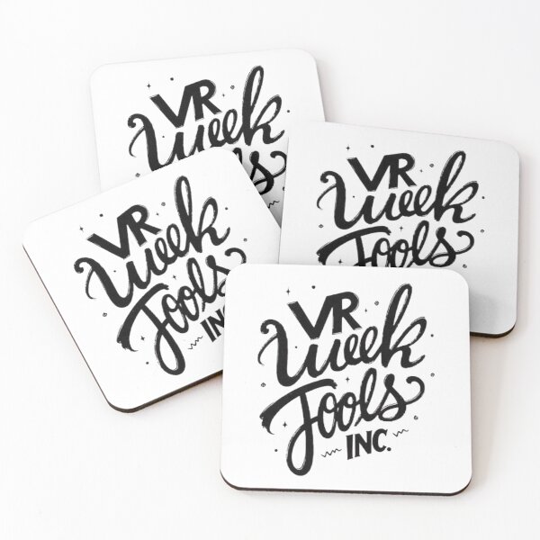 Item preview, Bold Black Ink 'VR Tools Inc' Hand Lettering for VR Gamers designed and sold by Qubivibe.