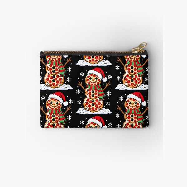 Item preview, Pizza Snowman - Santa Hat - Christmas Pizza Party - Funny designed and sold by clothesy7.